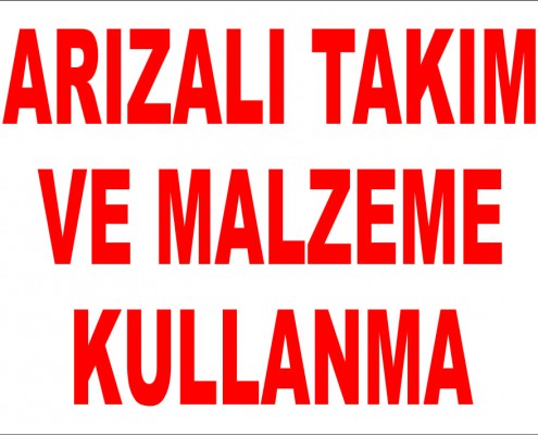 İkaz Levhaları 106